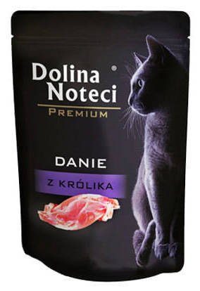 Danie z królika dla kota 85g Dolina Noteci