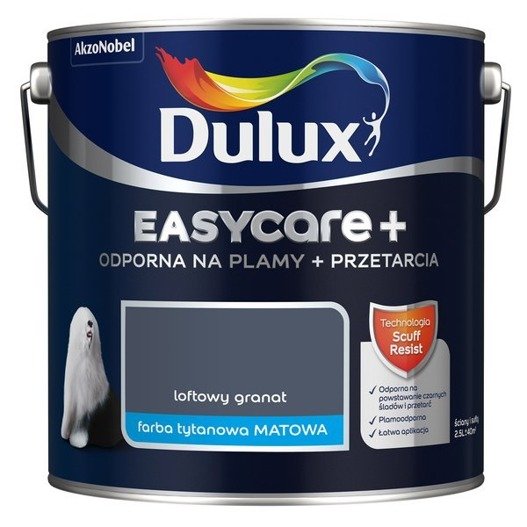 Dulux Easycare Plus 2,5l Loftowy granat