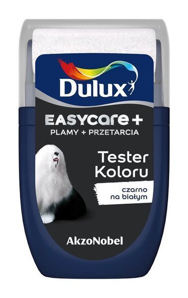 Dulux Easycare Plus 30ml Czarno na białym