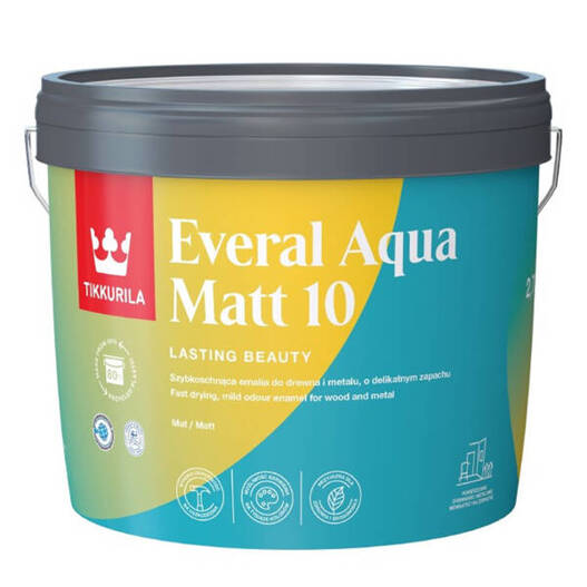 Emalia akrylowa Tikkurila Everal 10 Aqua Matt 2,7l