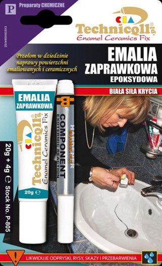 Emalia zaprawkowa epoksydowa 20g+4ml Technicqll