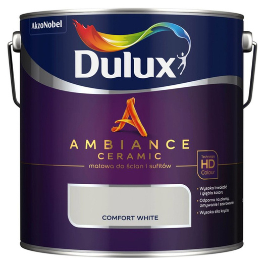 Farba Ambiance Ceramic Comfort White 2,5L Dulux