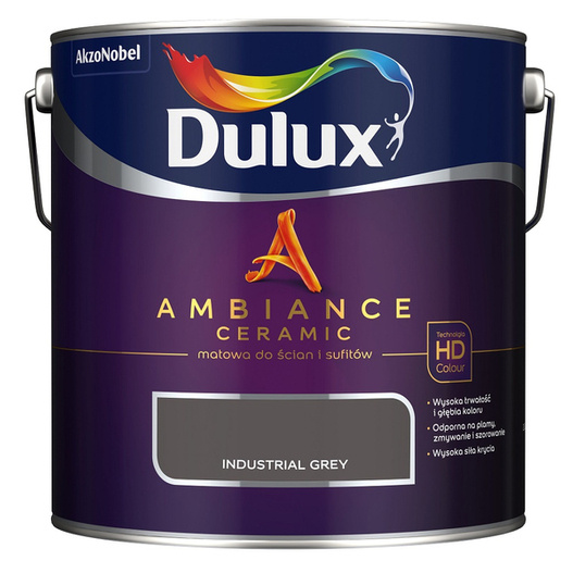 Farba Ambiance Ceramic Industrial Grey 2,5L Dulux