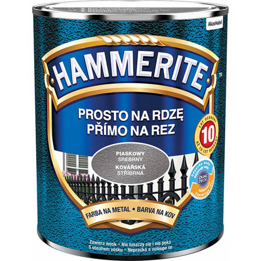 Farba Hammerite Srebrny piaskowy 0,7L