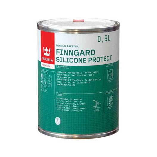 Farba do elewacji Finngard Silicone Protect 0,9L Biała Tikkurila