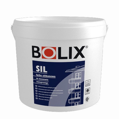 Farba elewacyjna silikonowa Bolix SIL 10l biała