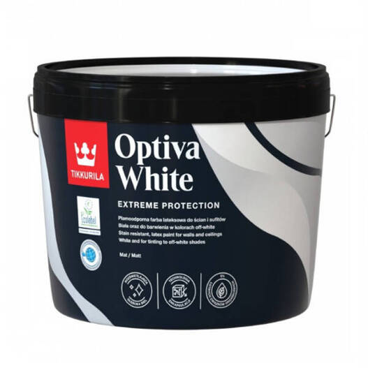 Farba lateksowa Tikkurila Optivia White Biała 2,7L