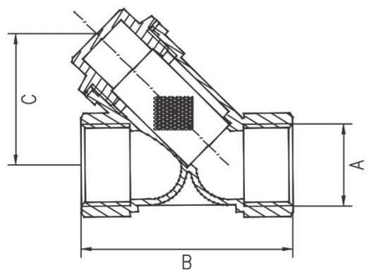 Filtr osadnikowy Ferro F06 (1cal)