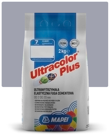 Fuga Ultracolor Plus Arktyczny Szary 127 Mapei 2 kg