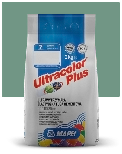 Fuga Ultracolor Plus Oliwkowy 260 Mapei 2 kg