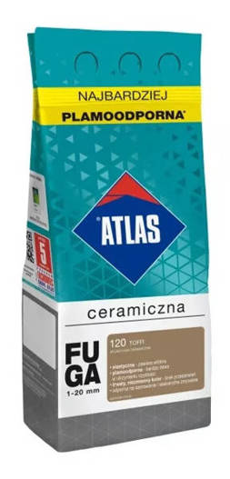 Fuga ceramiczna 1-20mm Atlas 120 Toffi 2kg