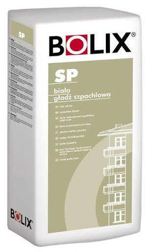 Gipsowa gładź szpachlowa biała 20kg Bolix SP