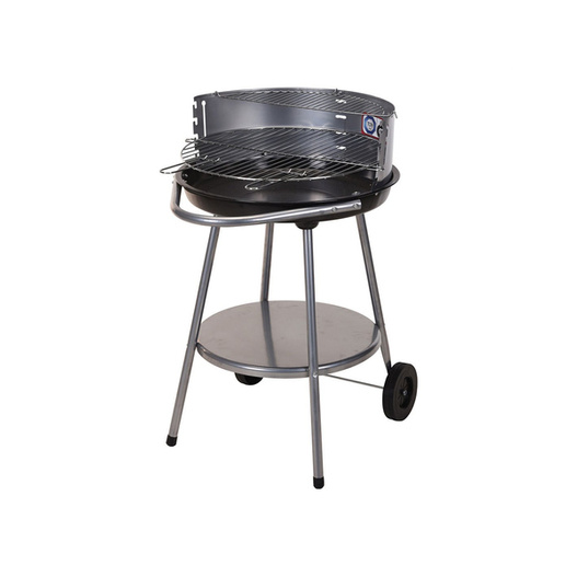 Grill okrągły 51cm szaro-czarny