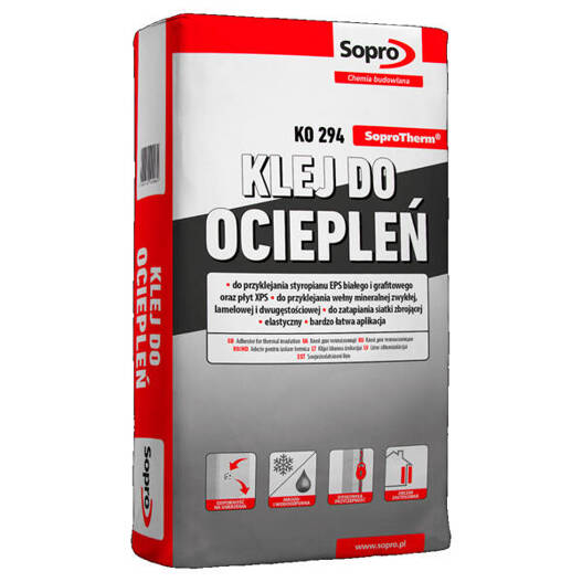 Klej do ociepleń SoproTherm KO 294 Sopro 25kg