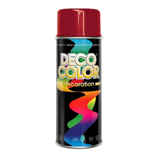 Lakier w sprayu Bordowy 400 ml Deco Color