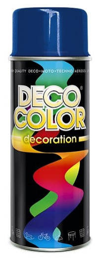 Lakier w sprayu Ciemny niebieski 400 ml Deco Color