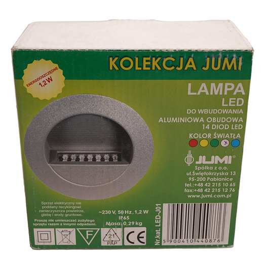 Lampa do wbudowania LED Biała neutralna Owalna 230V