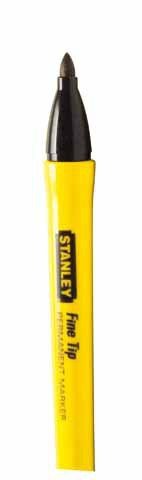 Marker Stanley Fine Tip czarny 2 szt.