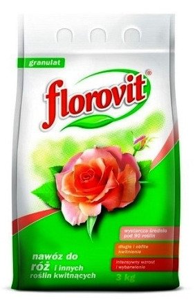 Nawóz do róż 3kg Florovit 