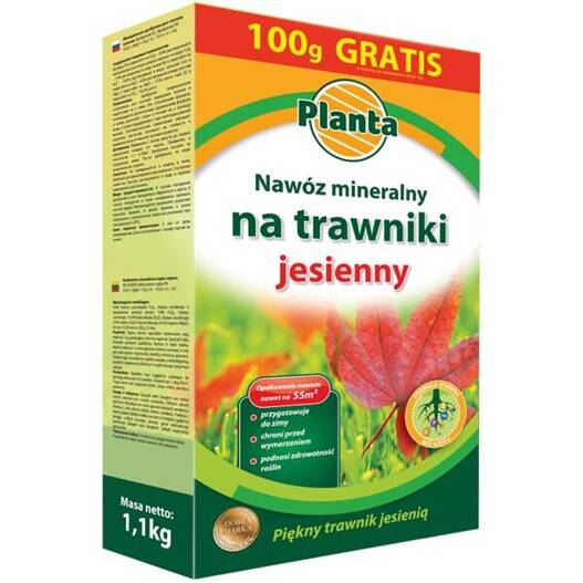 Nawóz jesienny trawnik 1,1 kg Planta