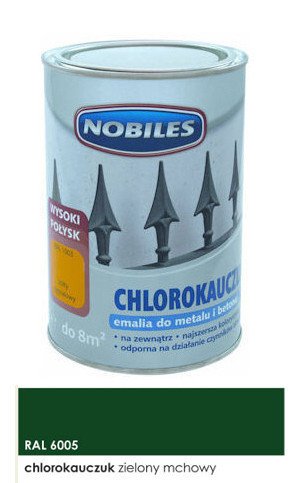 Nobiles chlorokauczuk zielony mchowy 5l