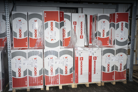 Otulina ROCKWOOL wełna 22/20 ROCKWOOL 800 ALU MB