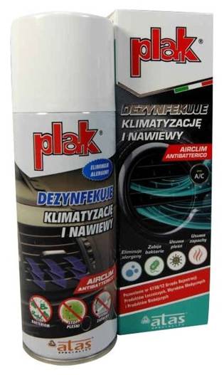 Plak środek do dezynfekcji klimatyzacji 200ml