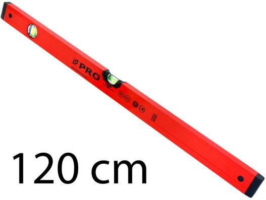 Poziomica PRO seria 600 120 cm ze wskaźnikami