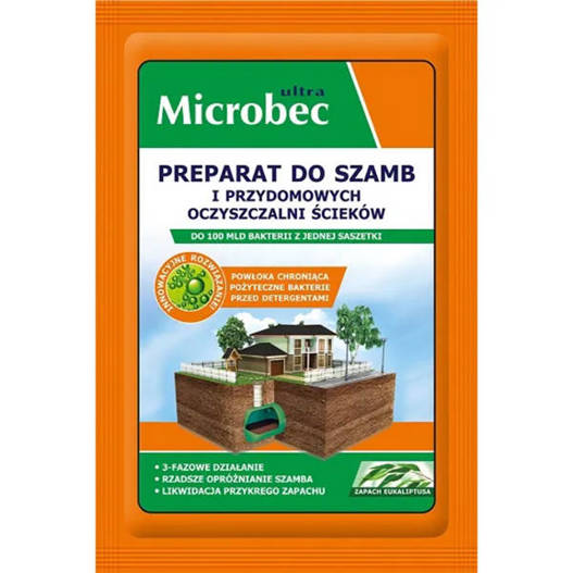 Preparat do szamb Microbec Ultra Eukaliptus 25g