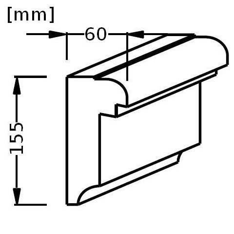 Profil Fasadowy G051P