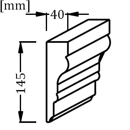 Profil Fasadowy W201P