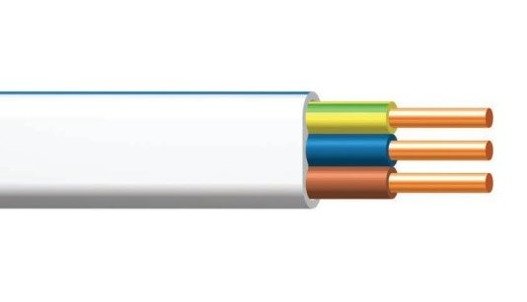 Przewód elektryczny AKS ZIELONKA YDYP 3x1 (1 mb)