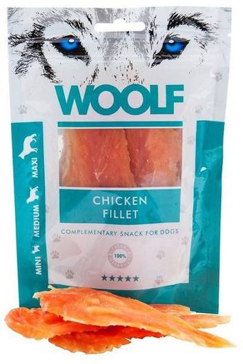 Przysmak dla psa Chicken Fillet Woolf 100g