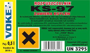 Rozpuszczalnik KS-97 KSYLENOWY 0,5l VOKE