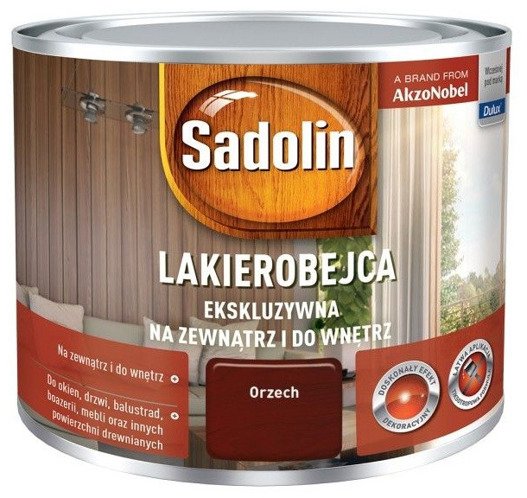 Sadolin lakierobejca ekskluzywna Orzech 0,75l