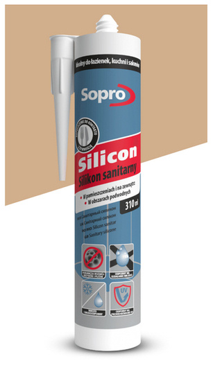 Silikon sanitarny Sopro 33 beż jura 310 ml