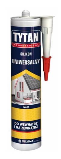 Silikon Uniwersalny Szary 280ml Tytan | ABUD - Materiały Budowlane