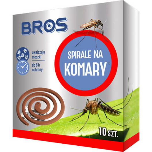 Spirala na komary Bros 10 sztuk