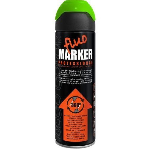 Spray Lakier FLUO MARKER 500ml DECO  do znakowania