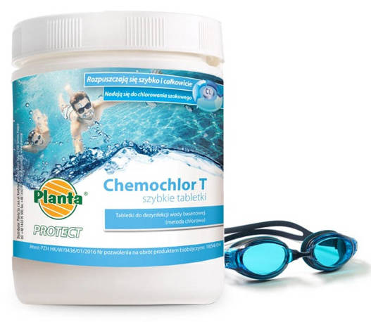 Tabletki basenowe Chemochlor T 500g PLANTA