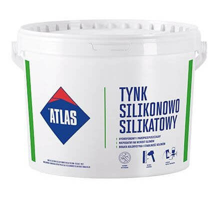 Tynk silikonowo-silikatowy biały N15 SAH 25kg