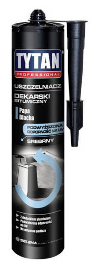 Uszczelniacz dekarski bitumiczny srebrny 280ml