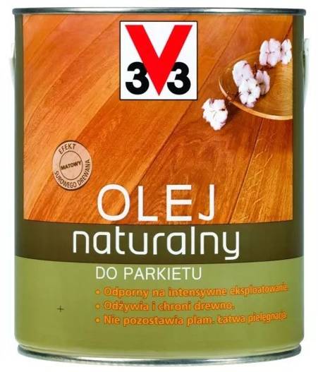 V33 Olej do parkietu naturalny bezbarwny 2,5l