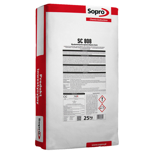 Wysokoelastyczna zaprawa klejowa SC 808 Sopro 25kg