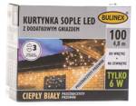 Kurtyna sople 100 LED biały ciepły zewnętrzna