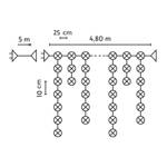 Kurtyna sople 100 LED biały ciepły zewnętrzna