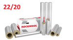 Otulina ROCKWOOL wełna 22/20 ROCKWOOL 800 ALU MB