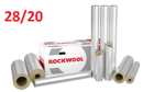 Otulina ROCKWOOL wełna 28/20 ROCKWOOL 800 ALU MB